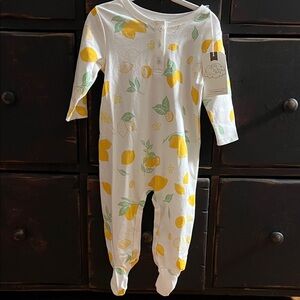 Petidoux Lemon Print Baby One Piece